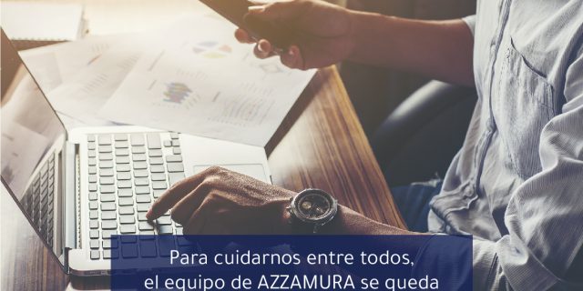 El equipo de AZZAMURA trabaja desde casa.