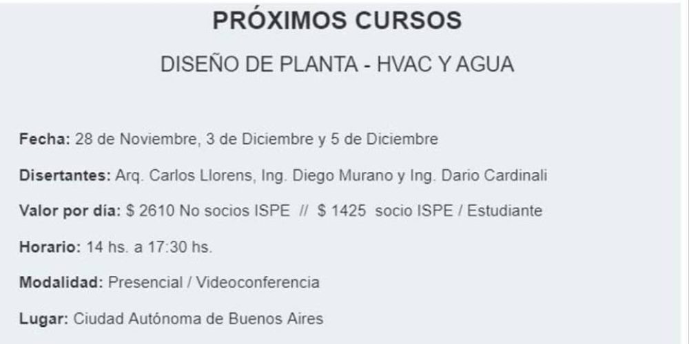 Seguimos apostando a la educacion y formacion de Profesionales Nuevas fechas.